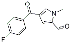 4-(4-FLUOROBENZOYL)-1-METHYL-1H-PYRROLE-2-CARBOXALDEHYD Struktur