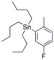 5-FLUORO-2-METHYL-(TRIBUTYLSTANNYL)BENZENE 95+% Struktur