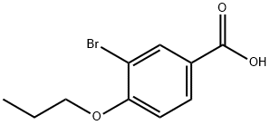 3-BROMO-4-PROPOXYBENZOIC ACID Struktur