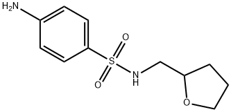 4-AMINO-N-(TETRAHYDRO-2-FURANYLMETHYL)-BENZENESULFONAMIDE Struktur