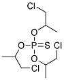 O,O,O-tris(2-chloro-1-methylethyl) phosphorothioate Struktur