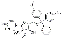 5'-O-(4,4'-Dimethoxytrityl)-2'-methoxyuridine Struktur