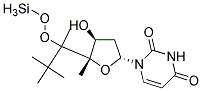 5'-t-Butyldimethylsiloxy-2'-deoxyuridine Struktur