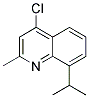 4-CHLORO-8-ISOPROPYL-2-METHYL-QUINOLINE Struktur