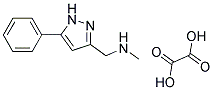 Methyl-(5-phenyl-1H-pyrazol-3-ylmethyl)-amine oxalate Struktur