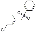 (E)-Chloro-2-Methyl-1-Phenylsulfonyl-2-Butene Struktur