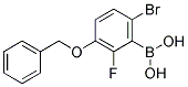 3-(Benzyloxy)-6-bromo-2-fluorobenzeneboronic acid Struktur