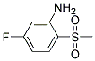 5-Fluoro-2-(methylsulphonyl)aniline Struktur