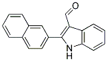 2-(Naphth-2-yl)indole-3-carboxaldehyde Struktur