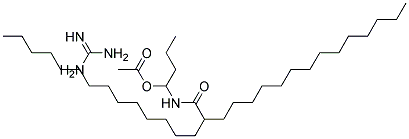 MYRIST/PALMITAMIDOBUTYL GUANIDINE ACETATE Struktur