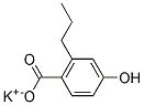 POTASSIUM PROPYLPARABEN Struktur