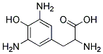 3,5-Diamino-DL-tyrosine Struktur