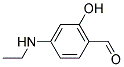 4-(ethylamino)-6-hydroxybenzaldehyde Struktur