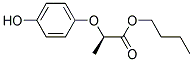 butyl (2R)-2-(4-hydroxyphenoxy)propanoate Struktur