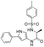 3-(N-tosyl-L-alaninylazy)-5-phenylpyrrole Struktur