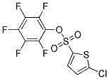 PENTAFLUOROPHENYL 5-CHLORO-THIOPHENE-2-SULFONATE 96% Struktur