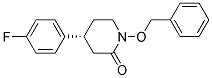 (R)-1-BENZYLOXY-4-(4-FLUORO-PHENYL)-PIPERIDIN-2-ONE Struktur