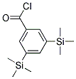 3,5-BIS-TRIMETHYLSILANYL-BENZOYL CHLORIDE Struktur