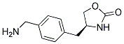 S-4-(4-AMINOMETHYL-BENZYL)-OXAZOLIDINE-2-ONE Struktur