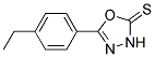 5-(4-ETHYLPHENYL)-1,3,4-OXADIAZOLE-2(3H)-THIONE Struktur