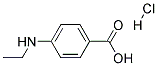 4-ETHYLAMINOBENZOIC ACID HCL Struktur