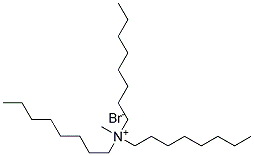 N-Methyl-N,N,N-trioctylammonium bromide Struktur