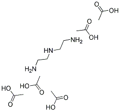 Diethylene-Triamine-Penta-Acetate Struktur