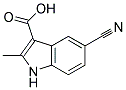 5-Cyano-2-Methylindole-3-CarboxylicAcid Struktur