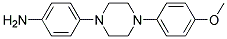 N-(4-Methoxyphenyl)-N'-(4-Aminophenyl)-Piperazine Struktur