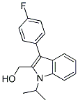 N-Isopropyl-3-(4-Fluorphenyl)-2-Hydroxymethyl Indole Struktur