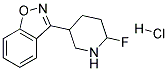 (6 Fluoro-3-Piperidinyl)1,2 Benz-Isoxazole Monohydrochloride Struktur