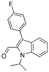 3-(4-Fluorophenyl)-1-Isopropyl Indole-2-Carboxaldehyde Struktur