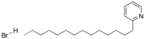 Tetradecylpyridinehydrobromide Struktur