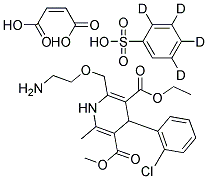 AMLODIPINE-D4 MALEIC ACID SALT Struktur