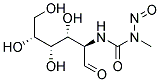 N-[METHYLNITROSOCARBAMOYL]-D-GLUCOSAMINE Struktur