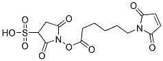 N-(EPSILON-MALEIMIDOCAPROYLOXY)SULFOSUCCINIMIDE Struktur