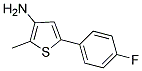 METHYL 3-AMINO-5-(4-FLUOROPHENYL)THIOPHENE Struktur