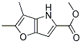 METHYL 2,3-DIMETHYL-4H-FURO-[3,2-B]PYRROLE-5-CARBOXYLATE Struktur