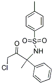 L-1-CHLORO-3-PHENYL-3-(P-TOLUOLSULFONAMIDO)-2-BUTANONE Struktur