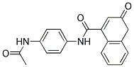 BETA-OXYNAPHTHOIC ACID P-ACETAMINOANILIDE Struktur