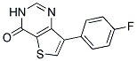 7-(4-FLUOROPHENYL)-3H-THIENO[3,2-D]PYRIMIDIN-4-ONE Struktur