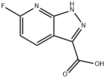 6-FLUORO-1H-PYRAZOLO[3,4-B]PYRIDINE-3-CARBOXYLIC ACID Structure