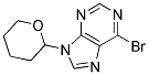 6-BROMO-9-TETRAHYDROPYRANYLPURINE Struktur