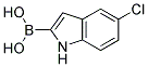 5-CHLOROINDOLE-2-BORONIC ACID Struktur