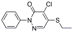 4-CHLORO-5-(ETHYLTHIO)-2-PHENYLPYRIDAZINE-3(2H)-ONE Struktur