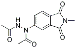 4-(ACETYLAMINO)ACETYLAMINO-N-METHYL- PHTHALIMIDE Struktur