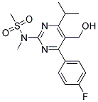 4-(4-FLUOROPHENYL)-6-ISOPROPYL-2-[(N-METHYL-N-METHYLSUFONYL)AMINO]PYRIMIDINE-5-YL-METHANOL Struktur