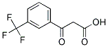 3-OXO-3-(3-TRIFLUOROMETHYLPHENYL)PROPIONIC ACID Struktur