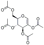 (-)-TETRA-O-ACETYL-2-HYDROXY-D-GLUCAL Struktur