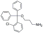 3-AMINO-1-PROPANOL 2-CHLOROTRITYL ETHER Struktur